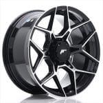 18x9 6x114.3 ET18 Gloss Black Machined Face