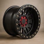 KS235  15X10	4X137  ET0  GRENADE BEADLOCK - SATIN BLACK