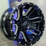18x10 6x139.7 ET-24 106.25 MO982 GLOSS BLACK MILLING