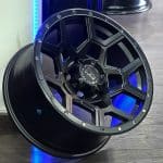 17x9 5x139.7 ET0 CB110 black rhino overland MATT BLACK