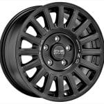 18X8.5 5X150 ET30 CB110.10 MATT BLACK SILVER LETTERING OZ RALLY RAID