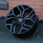 22x9.5 5x108 ET+45 63.4 SATIN BLACK QF981 DELUX PERFORMANCE