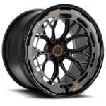 19x10.5 5x112 ET38 66.6 AL13 GLOSS BLACK MATT RING