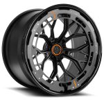 19x9 5x112 ET41 66.6 AL13 GLOSS BLACK MATT RING