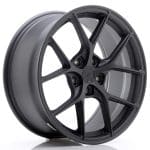 SL01 18x8 ET39 5x108 BLANK Matt Gun Metal 3