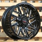 20x9 6x114.3 ET0 73.1 BLACK CNC SPOKE