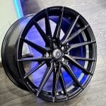 18x8 5x112 ET40 66.5 Vossen HF-4T SATIN BLACK SL2 WW1