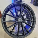 18x8 5x100 ET38 73.1 SATIN BLACK Vossen HF-4T