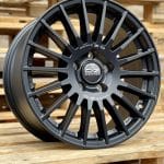 18x8 6x139.7 ET25 95.10 MATT BLACK SILVER LETTERING