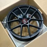 19x8.5 5x112 ET38 CB75 OZ ESTREMA GT HLT SATIN BLACK