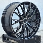 17x7.5 5x112 5x114 ET35 73.1 Black Machined Face