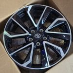 18x8 5x100 ET40 54.1 BLACK MACHINED FACE