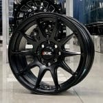 16x7 4x100/108 ET35 73.1 Matt Black