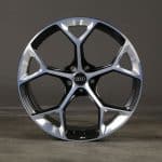 21x9 5x112 ET30 66.5 BLACK MACHINED FACE