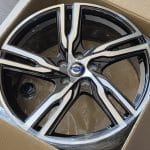 18x8 5x108 ET45 63.4 BLACK MACHINED FACE