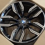 20x10 5x112 ET41 66.6 BLACK MACHINED FACE