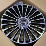 23x10 5x120 ET45 72.6 BLACK MACHINED FACE