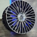 20x8.5 5x112 ET36 66.5 BLACK MACHINED FACE