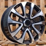 20x8.5 5x150 ET45 110.1 BLACK MACHINED