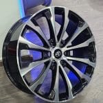 20x8.5 6x139.7 ET25 106.1 BLACK MACHINED