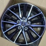 19x8 5x114.3 ET40 60.1 BLACK MACHINED FACE