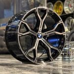 22x10.5 5x112 ET43 66.1 BLACK MACHINED