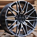 19x9.5 5x120 ET35 72.6 BLACK MACHINED FACE