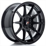JR11 16x7 ET30 4x100 4X114 Gloss Black