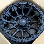 17x9 5x150 ET12 110.1 SATIN BLACK