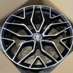 18X8.5 5x112 ET35 70.1 BLACK MACHINED FACE