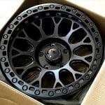 17x9 5x127 ET0 71.56 SATIN BLACK