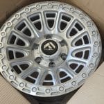 17x8.5 6x139.7 ET0 110.1 SILVER MACHINED FACE
