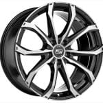 15x6.5 5x118 ET55 71.1 BLACK MACHINED