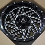 18X9 6X139.7 ET0 110.1 GLOSS BLACK MILLING