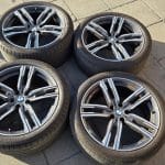 19x8 5x112 ET26 66.1 GUN METAL MACHINED FACE