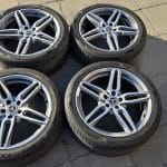 19x9 5x112 ET453 66.6 GUN METAL MACHINED FACE