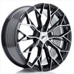 JR49 19x8.5 ET27 5X112 BLANK Gloss Black Machined Face