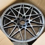 19x8.5 5x120 ET35 72.6 GUN METAL MACHINED FACE