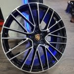 21x11 5x130 ET58 71.6 BLACK MACHINED FACE C