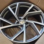 20x8.5 5x108 ET40 63.4 SATIN GUN METAL MACHINED FACE