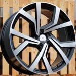 17x7 5x100 ET40 57.1 BLACK MACHINED