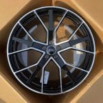 22x10 5x112 ET20 66.5 BLACK POLISHED