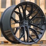 22x10.5 5X112 ET18 66.5 GLOSS BLACK HAXER HYBRID FO