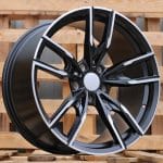 18x8 5x120 ET35 72.6 BLACK MACHINED FACE T818