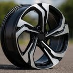 18x8 5x114.3 ET45 73.1 BLACK MACHINED FACE