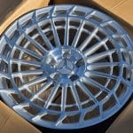 20x9.5 5x112 ET42 66.6 SILVER MACHINED FACE