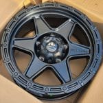 18x8.5 5x150 ET25 110.1 SATIN BLACK