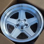 16x8 5x112 ET11 66.6 SILVER MACHINED LIP C