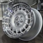 17x9 5x112 ET35 66.6 SILVER POLISH