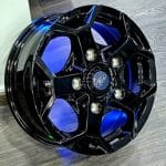 16x6.5 5x160 ET65 65.1 GLOSS BLACK